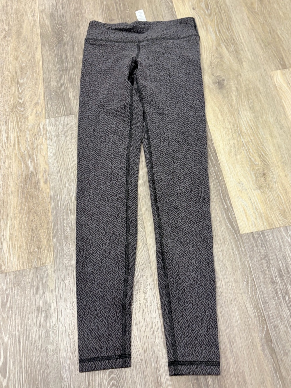 Ivivva Black Heather Chevron Leggings